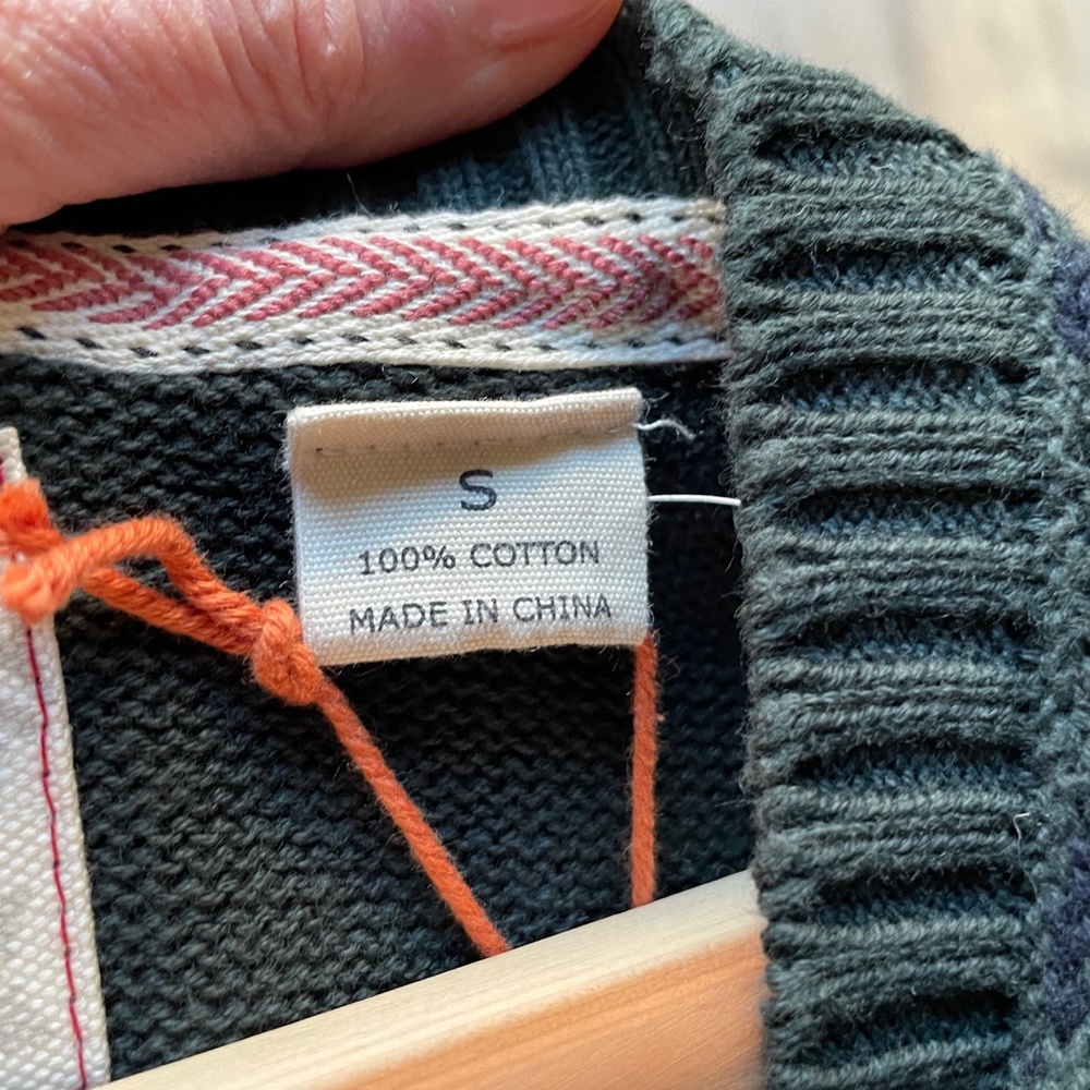 Weatherproof 100% Cotton 'The Holiday Sweater' Dark Green, Navy Blue Small - Picture 2 of 12